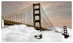 DNSEMP-C-124-BZ Crossing Over (Bridge) Bronze